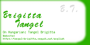 brigitta tangel business card